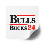 "Bulls/Bucks '24" Sticker