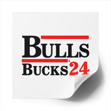 "Bulls/Bucks '24" Sticker