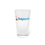 "Only Bands" Pint Glass, 16oz