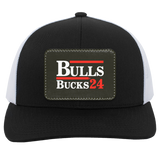 "Bulls/Bucks '24" Rectangle Patch Hat