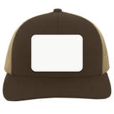 Custom Trucker Snap Back Rectangle Patch