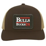 "Bulls/Bucks '24" Rectangle Patch Hat