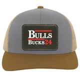 "Bulls/Bucks '24" Rectangle Patch Hat