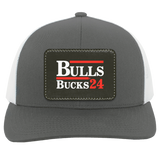 "Bulls/Bucks '24" Rectangle Patch Hat